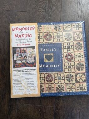 Family Memories Scrapbooking Kit - Quilt Cover scrapbook - Quilt Design / New